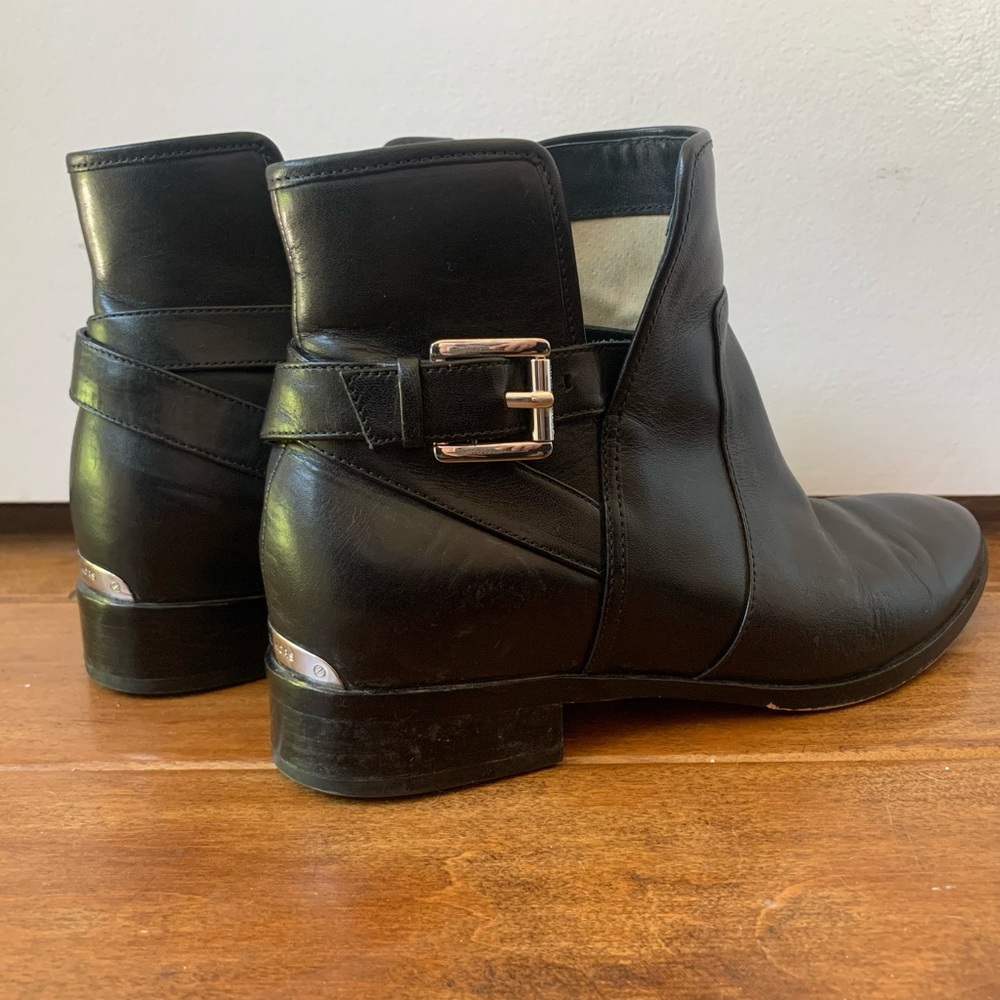 Michael Kors black booties with buckle 7.5 size